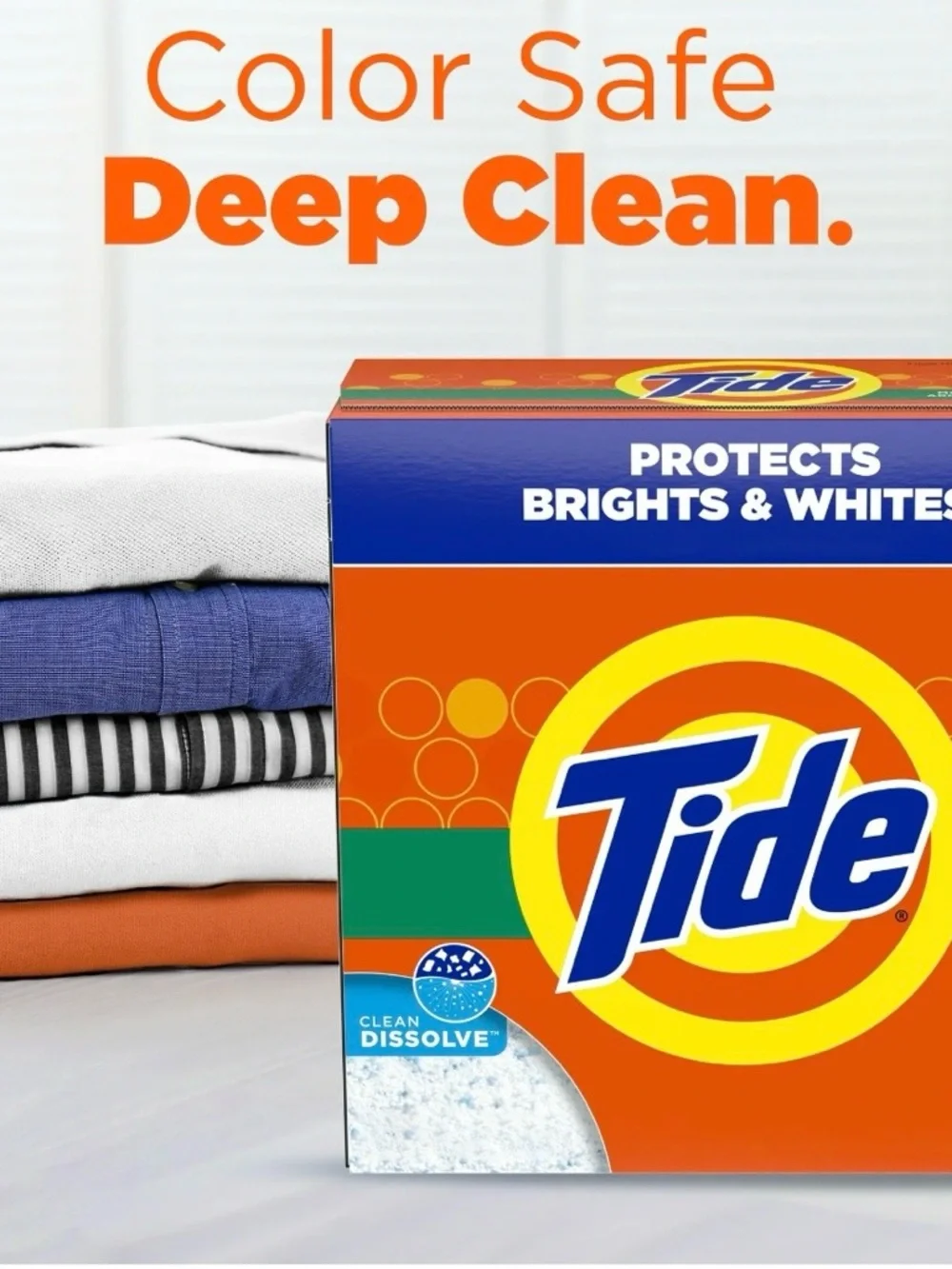 Tide Mountain Spring Laundry Detergent Powder - Orange - Picture 7 of 8